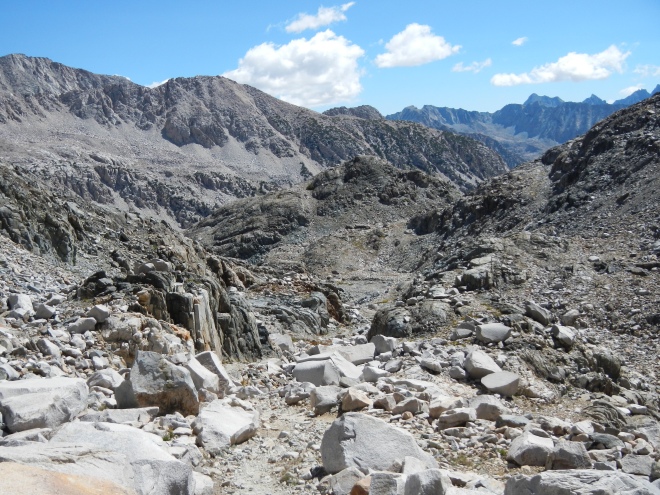 The rocky jumble of the Eastern Sierra.