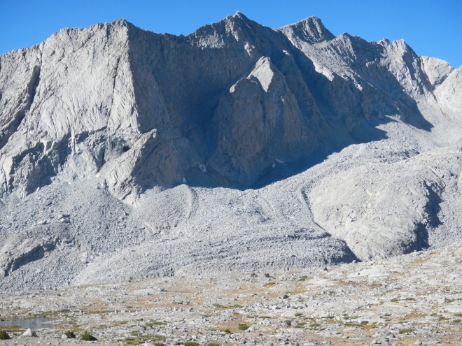 A glacier of rocks.